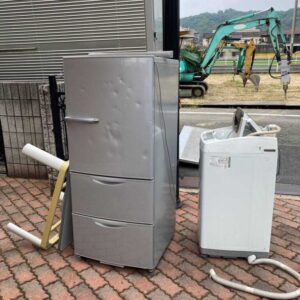 熊本県合志市で不用になった冷蔵庫・洗濯機などの回収