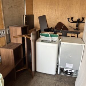 熊本市西区で引越しの際に洗濯機、カラーボックス処分