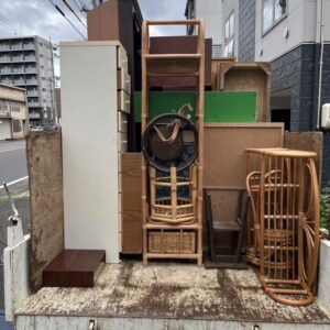 熊本市で家具を全て不用品回収