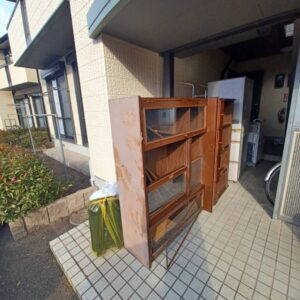 熊本市で食器棚や家具などの不用品回収