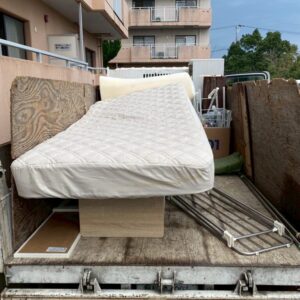阿蘇市で引越しの際にベッド、マットレスなど回収