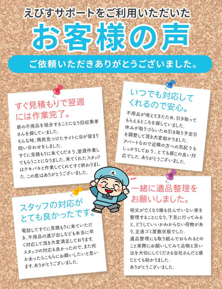 菊池郡大津町での不用品回収-引き取り – 熊本えびすサポート